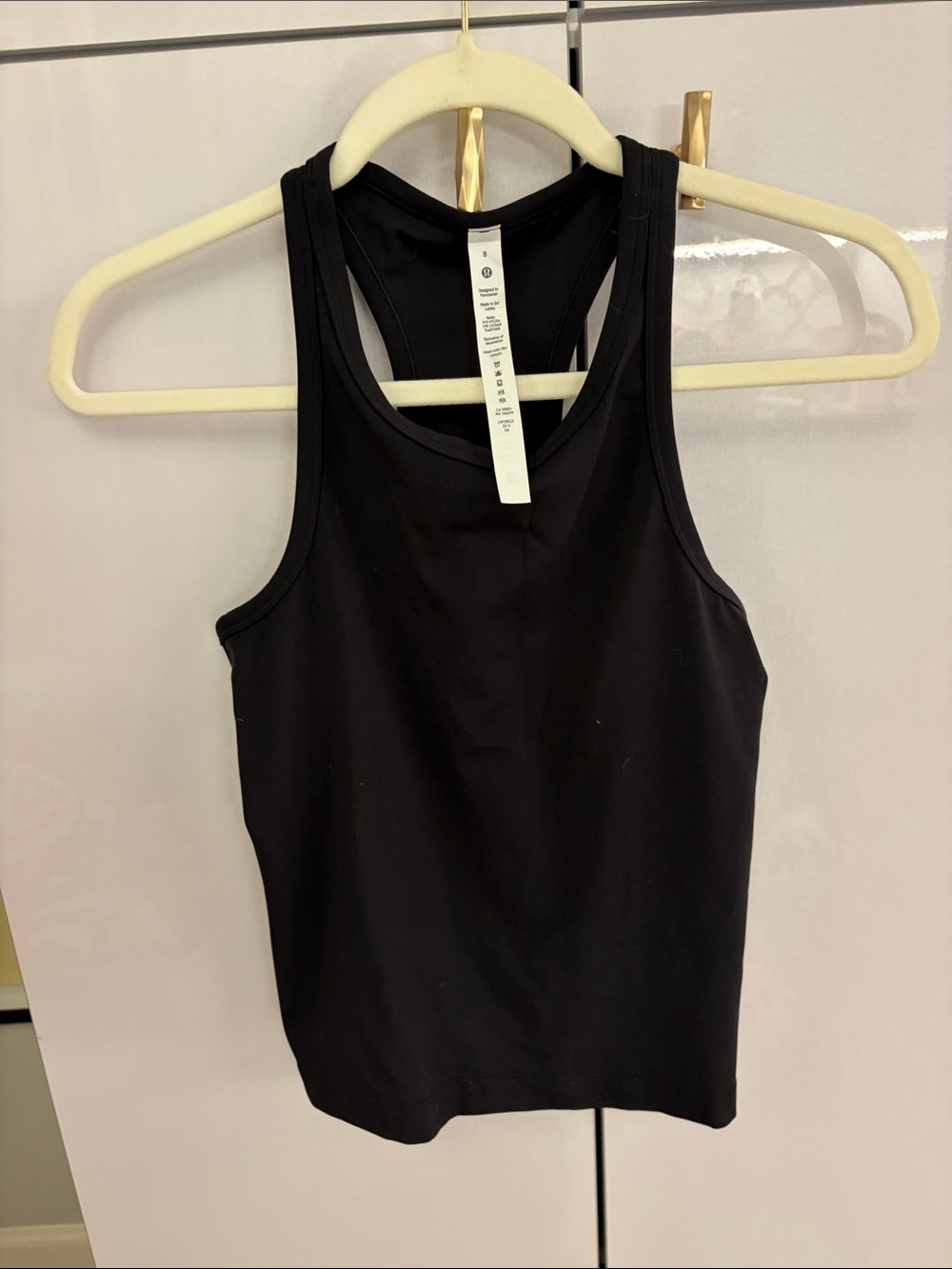 lululemon athletica Black Racerback Tank